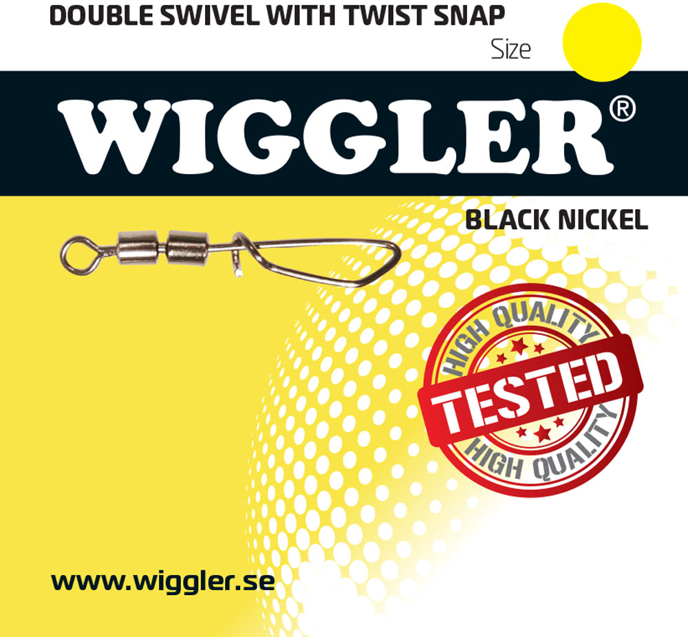 Wiggler Dubbel lek med hake, Stl. 8. 19kg. 3-Pack